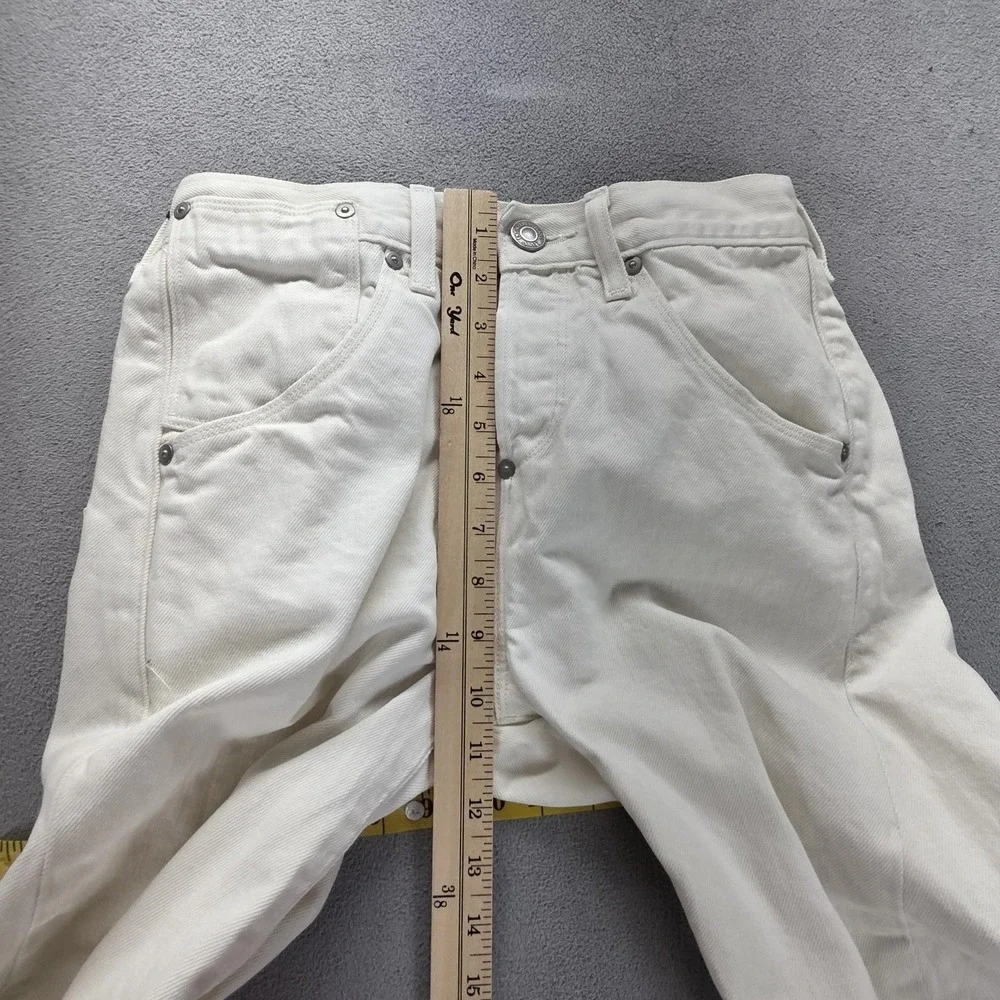 Vintage Levis Engineered Jeans Mens 27x32 White Buckle Back Twisted One Pocket
